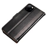 Flip Case For iPhone 11 Pro Max Luxury PU Leather MagneticCard Holder Black
