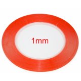 Double Sided Tape 1mm Wide High Strength Sticky Clear Red For iPad Phone Repair