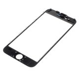 3-in-1 Cold Press Glass Lens on Frame with OCA Layer For iPhone 6 Black