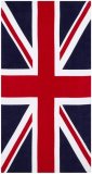 100% Cotton Union Jack British Flag Printed Beach Towel