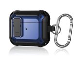 For Apple Airpod 3 Rugged 360 Protection Case in Black & Blue