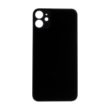 Glass Back For iPhone 11 Plain in Black