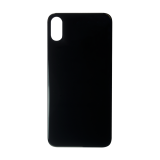 Glass Back For iPhone X Plain in Black