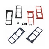 Sim Tray For Samsung A10 A105F in red