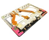 Reclaimed Used LCD Screen On Frame For Samsung Galaxy Tab 2 10.1
