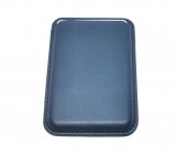 PU Leather Magnetic Wallet Card Holder Compatible For Magsafe iPhone 12/Pro/Max/Mini Blue