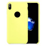 Smooth Liquid Silicone Case For Apple iPhone X Pollen