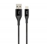 Budi 1m Data / Charging Cable For iPhone Black