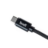 Budi 2m PD 65W USB Type-C to Type-C Reversible Alluminum Shell Braided Cable