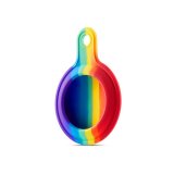 Silicone Protective Case Holder Compatible with Air Tags in Rainbow Gay Pride