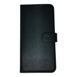 For Samsung S21 Ultra Luxury PU Leather Flip Wallet Case Black