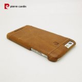 For iPhone 6 6S Back case Brown Pierre Cardin Genuine Leather