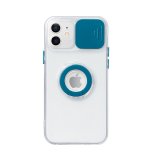 Case For iPhone 12 Pro Max in Dark Cyan Camera Lens Protection Soft TPU