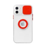 Case For iPhone 12 in Red With Camera Lens Protection Cover Soft TPU