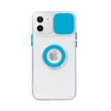 Case For iPhone 12 Pro Max in Blue Camera Lens Protection Cover Soft TPU