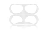 For Apple Airpod 3 Metal Dust Proof Guard Seal Protection Sticker in Silver