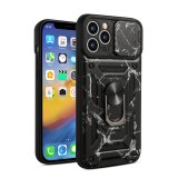 Case For iPhone 13 in Black Hybrid Armoured Cover Shockproof