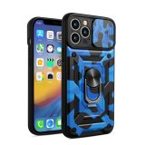 Case For iPhone 13 in Blue Hybrid Armoured Cover Shockproof