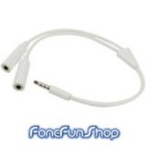3.5mm Headphone Splitter Adapter For iPhone / iPad / iPod / MP3