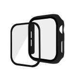 Case Screen Protector For Apple Watch Series SE 6 5 4 44mm Black