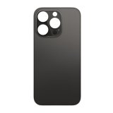 For iPhone 13 Pro Max Plain Glass Back in Black