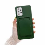 Case For Samsung A32 5G With Card Holder in Green