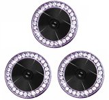For iPhone 14 Pro/14 Pro Max - A Set of 3 Purple Jewelled Camera Lens Protectors
