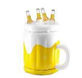 Inflatable Drinks Holder Bucket Beer Glass Mug Ice For Party BBQ Pool Hot Tub