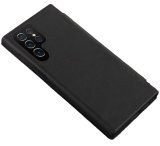 For Samsung S23 Ultra G-Case PU Leather Flip Case in Black