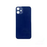 For iPhone 12 Pro Max Plain Glass Back in Blue