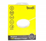 Budi 15W Magnetic Wireless Fast Charger Compatible With Magsafe For iPhone 12