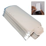 For iPhone 12 / 12 Pro - 100 x White Card Factory Seal Wraps For Screen Protection