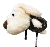 Head Cover For Driver Golf Club Wood #1 Fluffy Big Dog