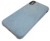 Case For iPhone X Smooth Velour Grey
