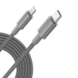 Type C To iPhone Charging Cable (1.5 Meter) in Grey