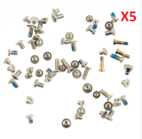 For iPhone 6 Plus Pack of 5 Complete Screw Set in Silver