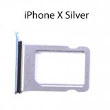 For iPhone X Sim Tray Silver