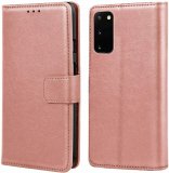 For Samsung Galaxy S21 Plus / S30 Plus PU Leather Flip Wallet Case Rose Gold