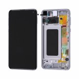 Lcd Screen For Samsung S10 G973F in Prism White