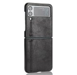 For Samsung Galaxy Z Flip 4 - Black Ultra Thin PU Leather Case Protection Cover