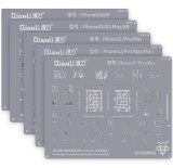Qianli 6 Piece Bumblebee BGA Reballing Stencil Set For iPhone X-14 BGA CPU IC