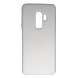 For Samsung Galaxy S9 Plus in White Smooth Liquid Silicone Case