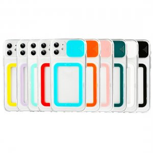 Case Soft TPU For iPhone 13 Pro in Blue With Camera Lens Protection