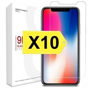 Screen Protectors For iPhone 11 Pro X Xs Bulk Pack of 10 X Tempered Glass