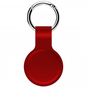 Holder Case For AirTag Silicone Protector in Red