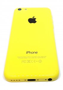 Housing For iPhone 5C Preowned Genuine Yellow With Parts Used