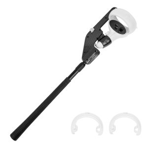 Golf Club For Oculus Quest 2 VR Controller Adapter Handle Rubber Grip Stick