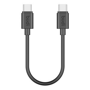 Budi 1m PD 65W USB Type-C to Type-C Reversible Aluminium Shell Braided Cable