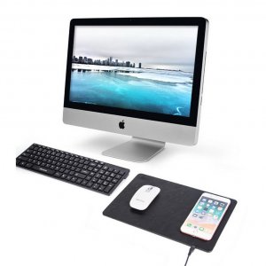 Wireless Charger Mouse Mat YK in Red