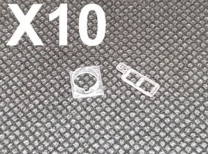 Plastic Brackets For iPhone 8 Camera Proximity Light Sensor Pack of 10